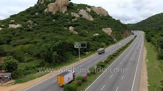 Bangalore highway driving - fly over the best roads in India!