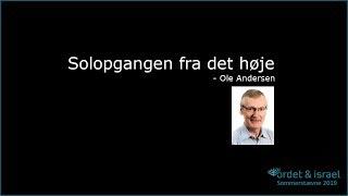 Solopgangen fra det høje - Ole Andersen