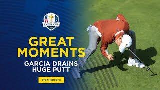 Sergio Garcia makes great putt to win the match | 2018 Ryder Cup