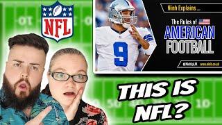 The Rules of American Football - EXPLAINED! (NFL) | Irish Couple REACTION