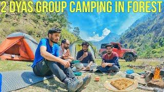 2 Days Camping In Forest | Riverside Group Camping & Cooking | Camping In India | @Tejascamping