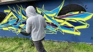 SCORPION STYLE PART2 - GRAFFITI WALL WITH OMAK & HESKY ONE 2021 LEIPZIG