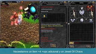 Crear Arma Chaos en Mu Online Latino