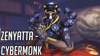 Zenyatta "Cybermonk" Skin Showcase - Overwatch 2