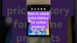 App to check the price history of a product. Track its lowest price #deal