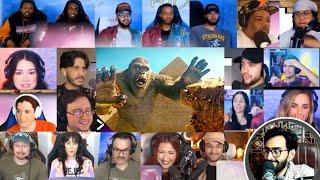 Godzilla Vs Kong Egypt Fight Scene Reaction Mashup | Godzilla x Kong: The New Empire