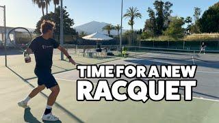 Adam is looking for a new racquet and these are his favorites