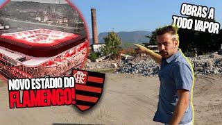 FUI NO TERRENO DO NOVO ESTÁDIO DO FLAMENGO!