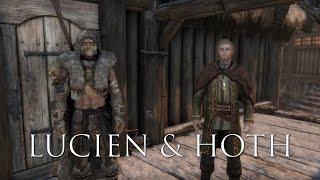 Lucien Flavius and Hoth - All Conversations - Skyrim Follower Mod Interaction Showcase