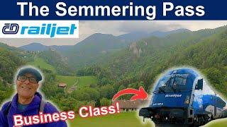 Graz to Brno with ČD Railjet through the Semmering Pass in Business Class