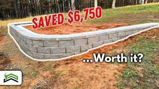 How To Build A DIY Retaining Wall | Complete Step-By-Step Guide