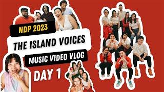 NDP2023 Theme Song “Shine Your Light” Music Video with The Island Voices (BTS Vlog Day 1)