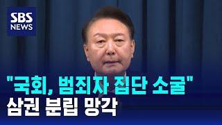 "국회, 범죄자 집단 소굴"…삼권 분립 망각 / SBS 특집 나이트라인
