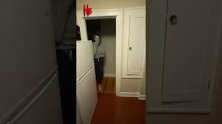 REAL GHOST Sighting in basement!?  #scary #shorts #ghost