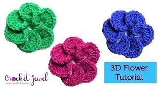 DIY Crochet Flower | Stunning Crochet Flower DIY Tutorial for Beginners