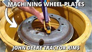 Machining BIG Tractor Wheel Plates | John Deere 9570R