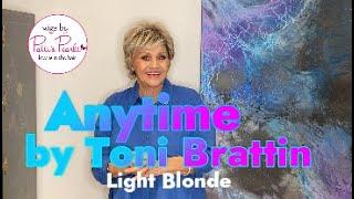 Anytime by Toni Brattin in Light Blonde - WigsByPattisPearls.com Wig Review