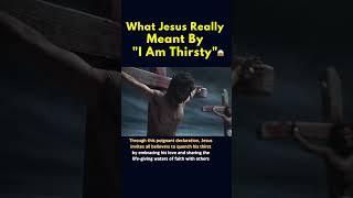 What Jesus Really Meant By "I Am Thirsty"  #shorts #youtube #catholic #salvation #fyp