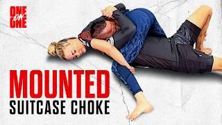 Mounted Suitcase Choke | Laura Sanko MMA Demo