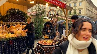 Krakow Poland Christmas Market. The ultimate polish food! Polish Street Food.