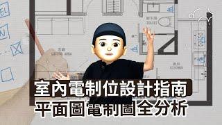 【裝修必看】 室內電制位設計指南 | 如何合理規劃插座位置？裝修必看！如何分辨雙插單插？｜平面圖電制圖全分析‍️｜三豬室內設計