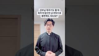 묵주기도를 손가락으로 해도 되니요?