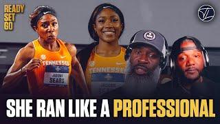 Is she the next GREAT sprinter out from USA with a 10.???  Jacious Sears is an ISSUE