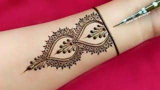 Very beautiful front hand mehndi | easy mehndi design | mehandi ka design | mehndi design | mehndi