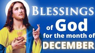 Ask God to bless the month of December