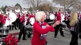 Utah Ute Marching Band with Crazy Lady - November 25, 2011