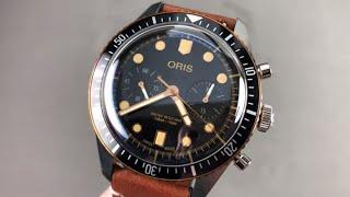 Oris Divers Sixty-Five Chronograph (Dive Watch) 01 771 7744 4354-07 5 21 45 Oris Watch Review