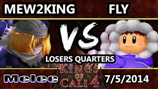 Kings of Cali 4 - Mew2King (Sheik, Peach) Vs. Fly Amanita (Ice Climbers, Sheik) - Losers Quarters