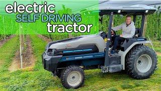 An Electric DRIVERLESS Tractor in New Zealand!