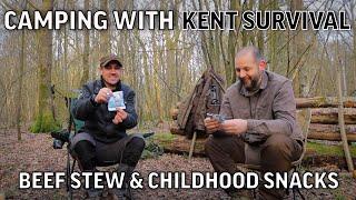 Woodland Hammock Camping With KENT SURVIVAL - Dutch Oven Cooked Beef Stew