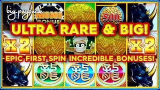 EPIC FIRST SPIN BONUSES! Jackpots and MORE on Slots!