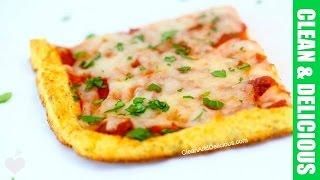 Cauliflower Crust Pizza Recipe - That Does NOT Fall Apart!