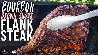 Epic Bourbon Flank Steak Recipe | SAM THE COOKING GUY 4K