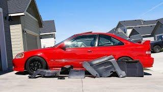 Junkyard Haul of CLEAN Parts for the Civic Project!