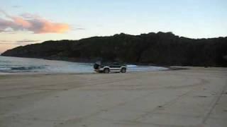 4wd at Seal Rocks