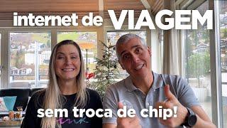 Como ter INTERNET DE QUALIDADE, sem troca de chip, na sua VIAGEM, com o eSIM da Holafly! 4K