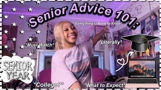 SENIOR ADVICE: From a recent high school grad ( What to expect, College + More)