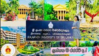 Rajarata University | සුන්දර රජරට විශ්ව විද්‍යාලය | University visit 2024 | #rajarata #unilife #uni