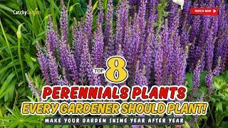  TOP 8 PERENNIALS EVERY GARDENER SHOULD PLANT!   // Gardening Ideas