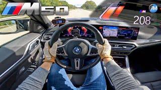 BMW i4 M50 (544hp) | Fast Autobahn Range & Charge️ | by Automann in 4K