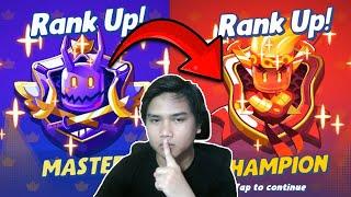 FINALLY 3 WINS MORE TO GO CHAMPION RANK ! PUSH RANK MASTER 3 TO CHAMPION ! Stumble Guys