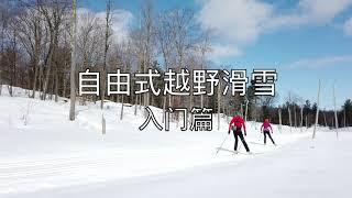 学习自由式越野滑雪--入门篇 Skate skiing for beginner