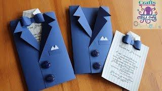 DIY:How to make Invitation card for wedding, graduation or different occasion TUTORIAL | D&A crafts