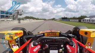 VISOR CAM: Ryan Hunter-Reay At Barber Motorsports Park