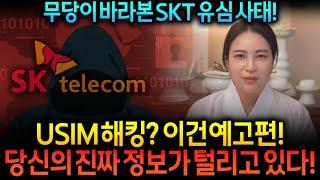 통신사 USIM 사태 예언 서버 해킹의 충격적 진실?!충격! 국민 절반이 피해자? 해킹으로 당신의 돈과 개인정보가 지금 털리고 있다 유심 교체만으론 늦었다!? 더 큰 사건이 온다