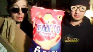 American Guys Review Ireland's Best Snack + Junk Foods, Lucozade, Tayto Crisps, & Cadbury Snack